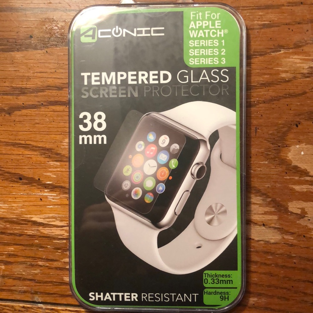 Tempered glass screen protector for Apple Watch